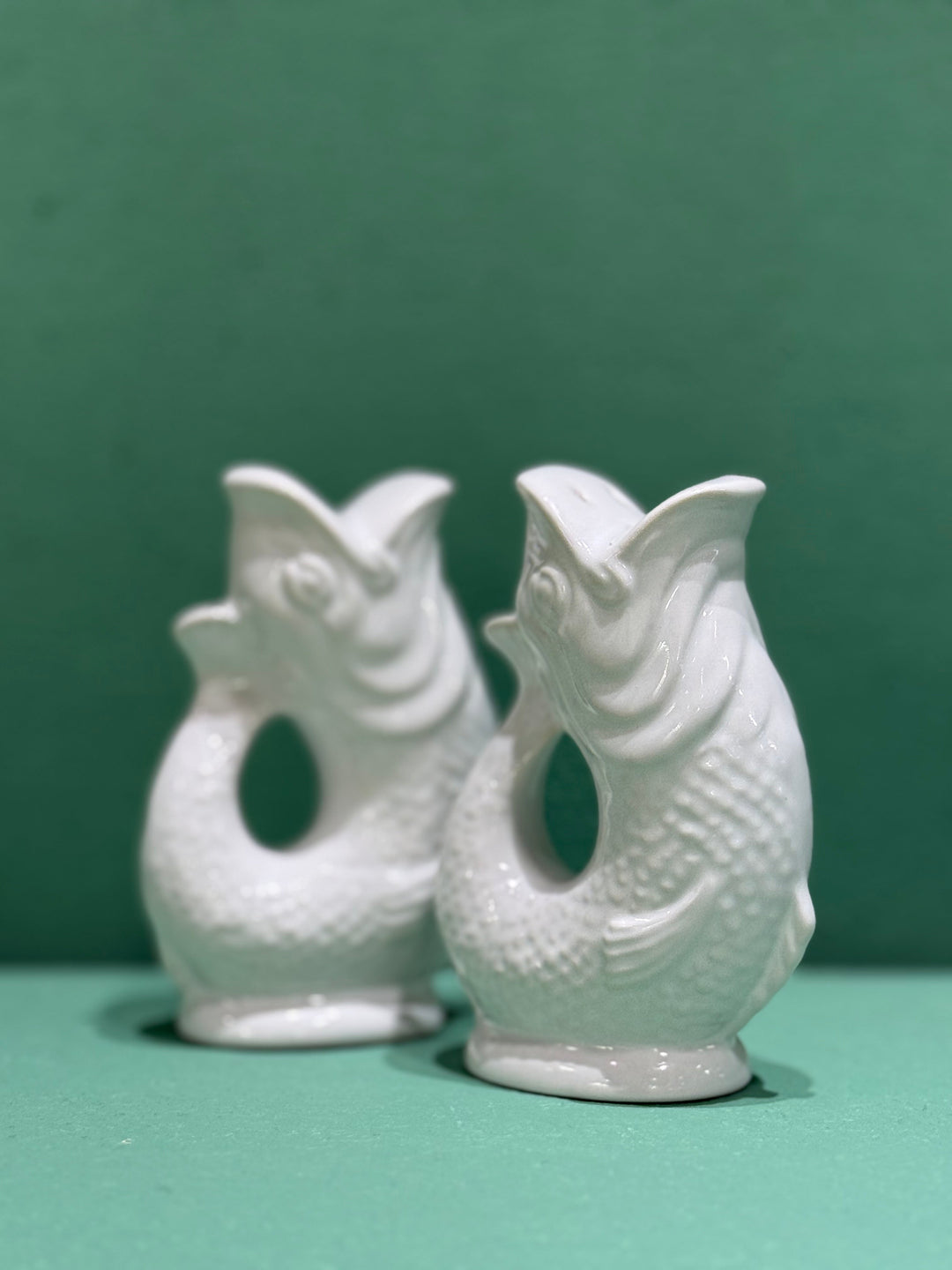 Gluggle Jug Salt & Pepper Shakers | White