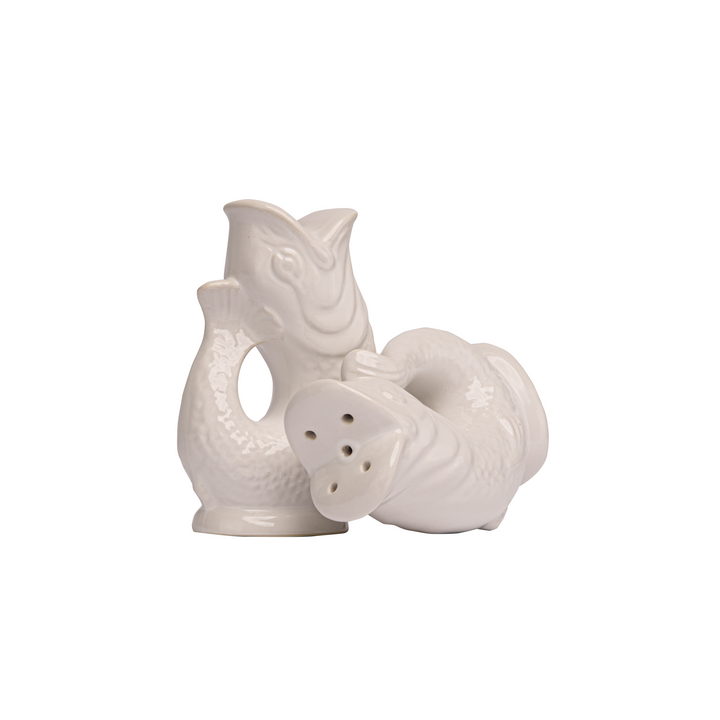 Gluggle Jug Salt & Pepper Shakers | White