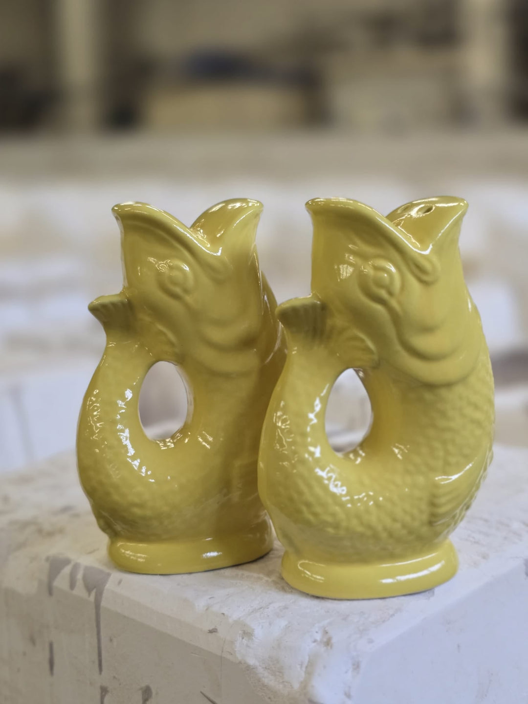 Gluggle Jug Salt and Pepper Shakers | Lemon Yellow