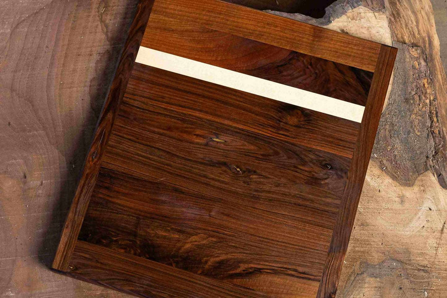 Planche à découper grand format LOUARN artisanale en bois massif made in France