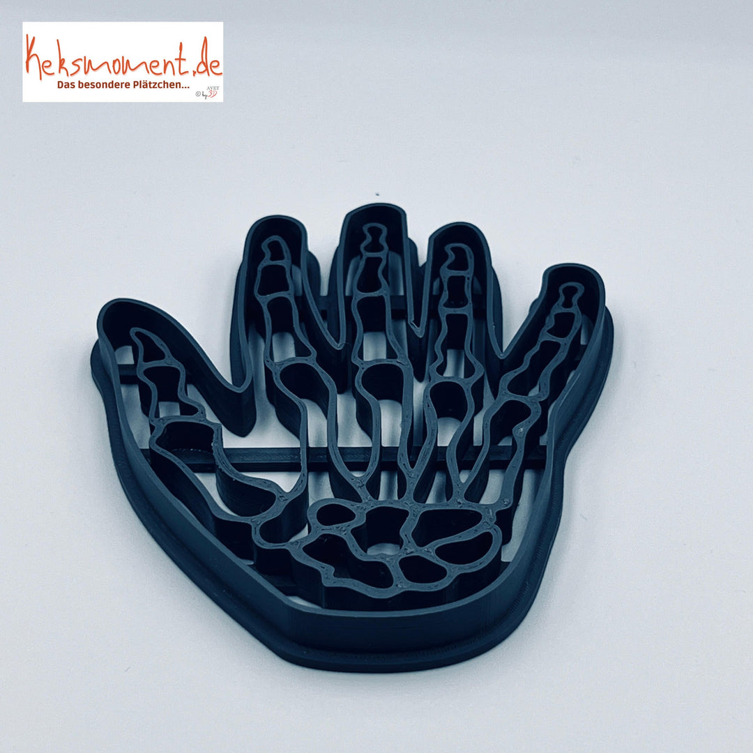 Emporte-pièce Main de squelette Emporte-pièces Keksmoment