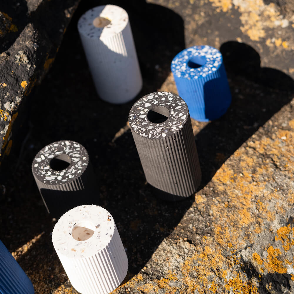 Bougeoir Colosse bleu