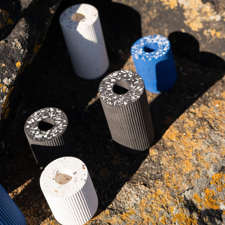 Bougeoir Colosse bleu