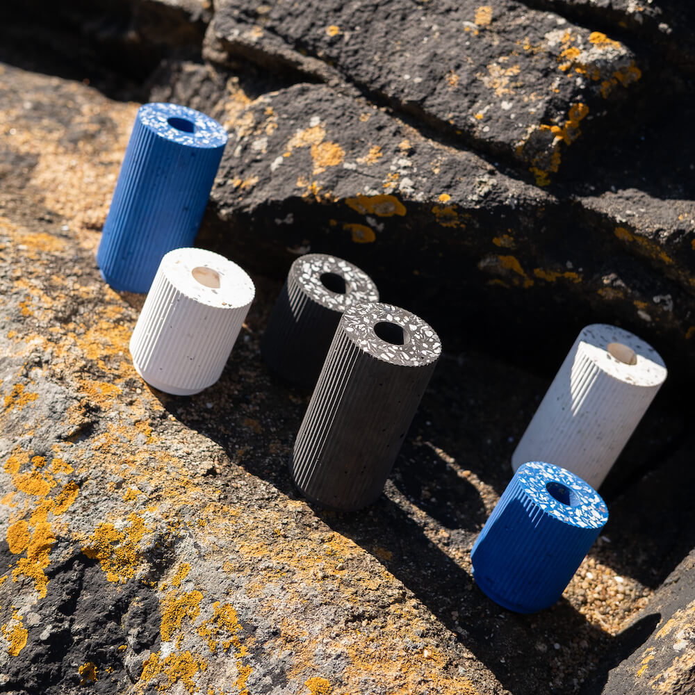 Bougeoir Colosse bleu