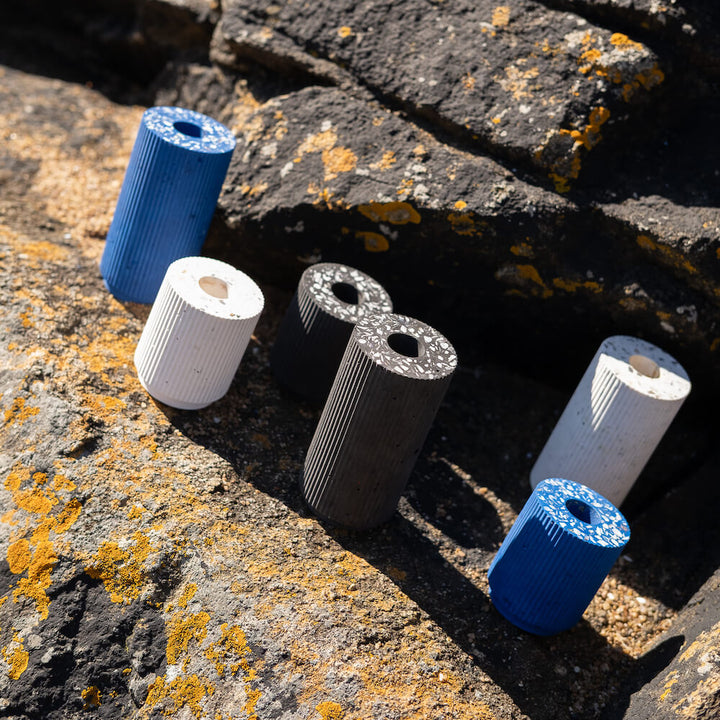 Bougeoir Colosse bleu