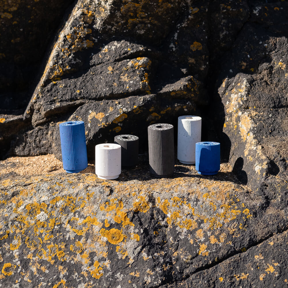 Bougeoir Colosse bleu