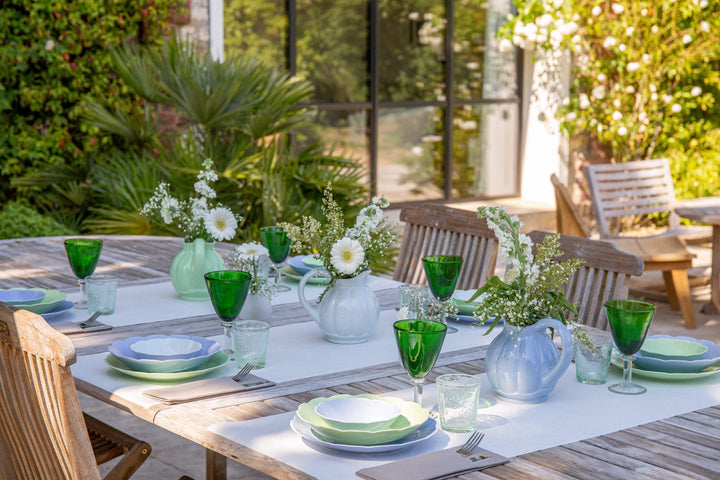 Le pichet Melon - Porcelaine Bleu Pichets Ogre la Fabrique