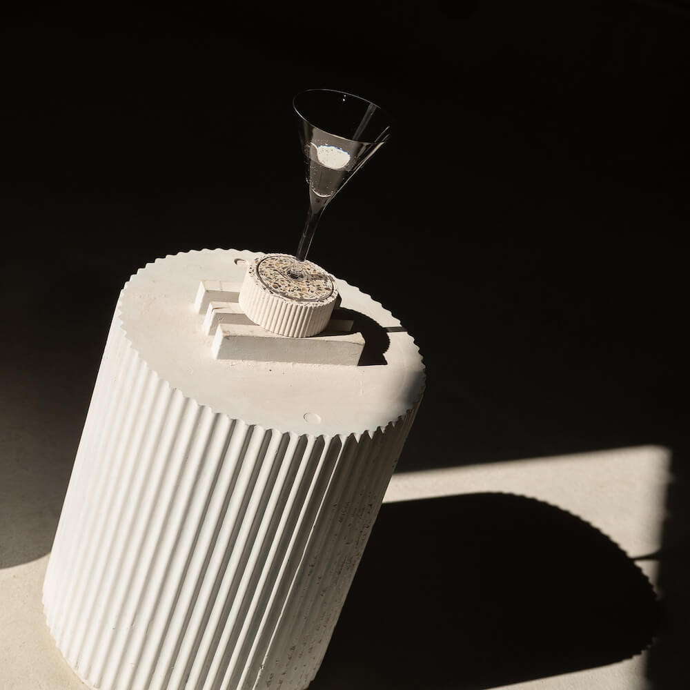 Dessous de verres Colosse blanc (lot de 4) Dessous de verres Malakio