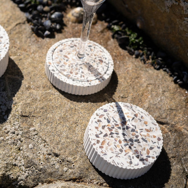 Dessous de verres Colosse blanc (lot de 4) Dessous de verres Malakio