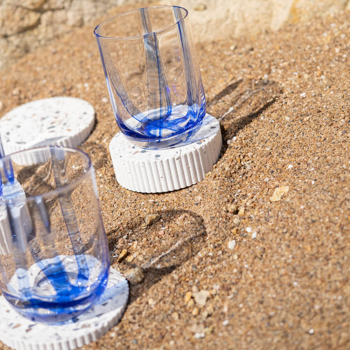 Dessous de verres Colosse blanc (lot de 4) Dessous de verres Malakio