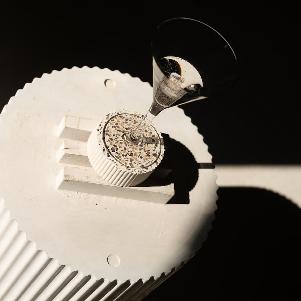 Dessous de verres Colosse blanc (lot de 4) Dessous de verres Malakio