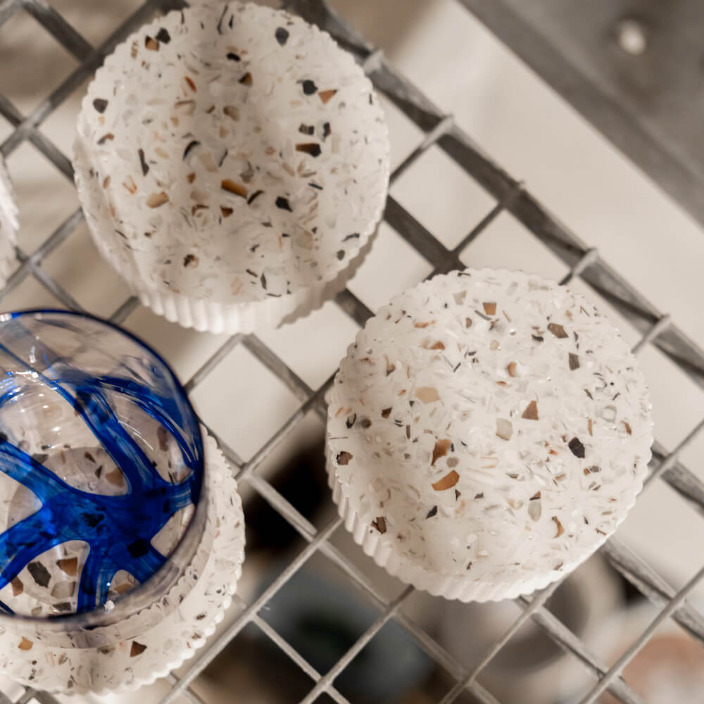 Dessous de verres Colosse blanc (lot de 4) Dessous de verres Malakio