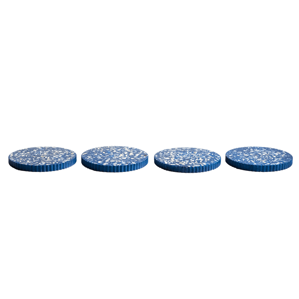 Dessous de verres Colosse bleu (lot de 4)