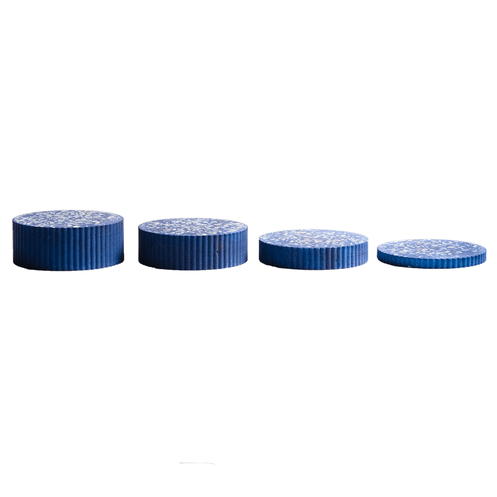 Dessous de verres Colosse bleu (lot de 4)