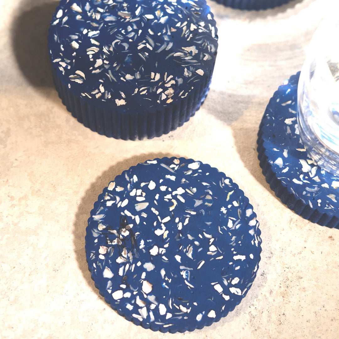 Dessous de verres Colosse bleu (lot de 4)