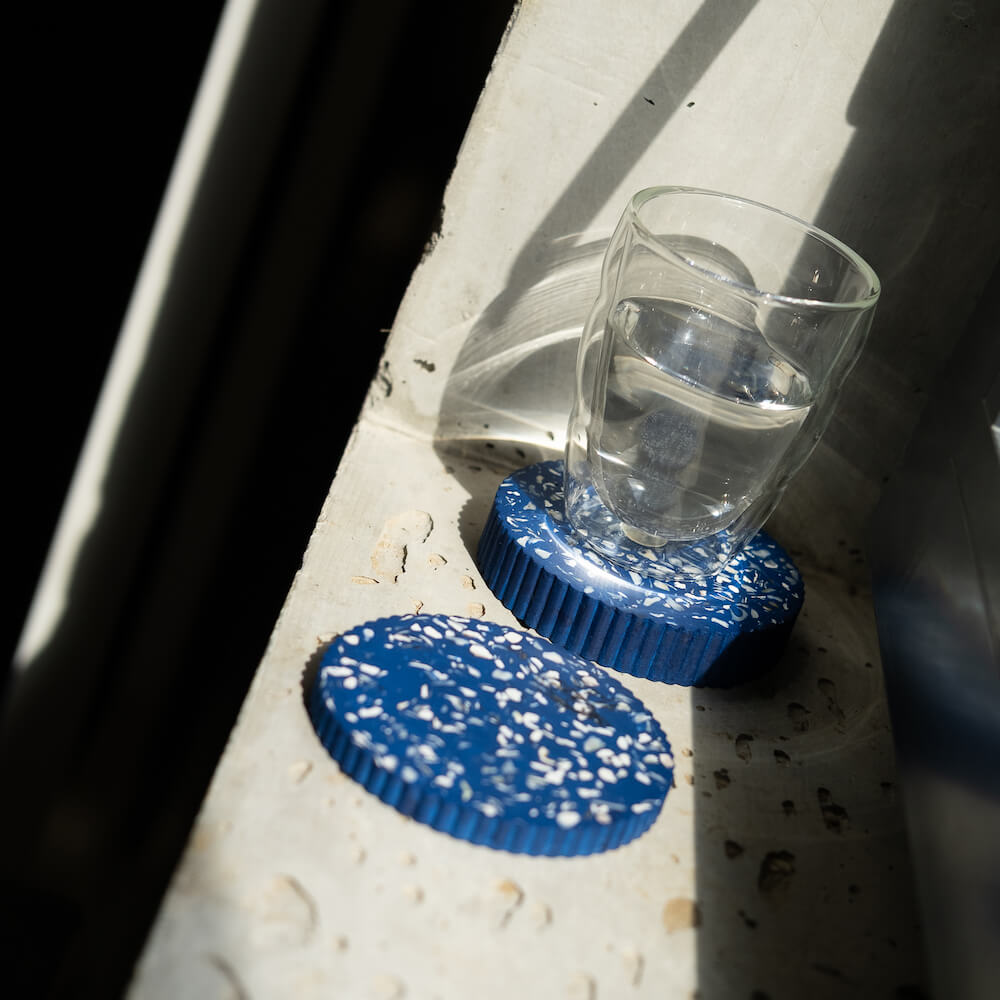 Dessous de verres Colosse bleu (lot de 4)