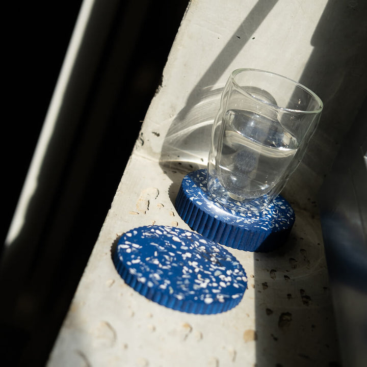 Dessous de verres Colosse bleu (lot de 4)