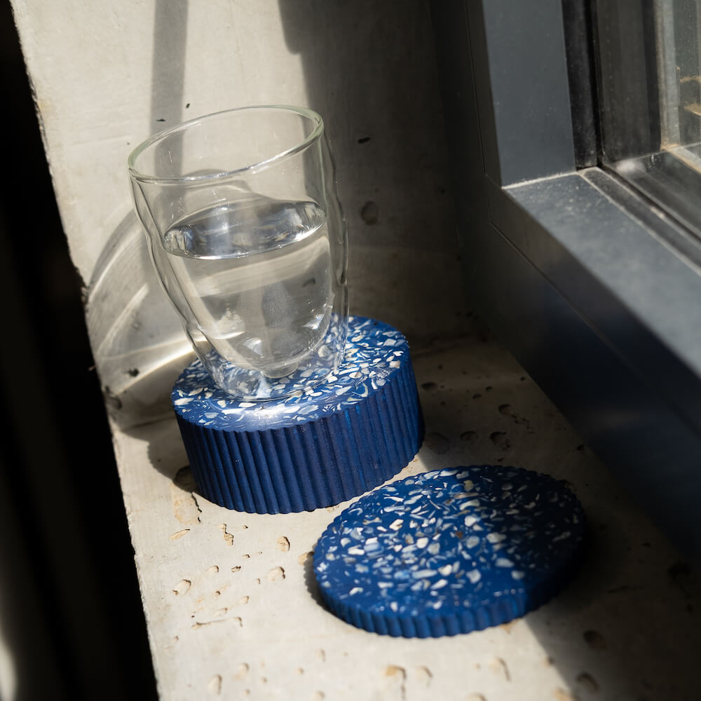 Dessous de verres Colosse bleu (lot de 4)