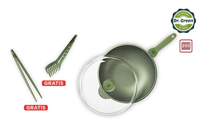 Set 4 pièces Dr.Green Induction Batteries Risoli