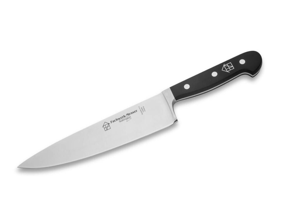 FACHWERK couteau de chef Elite, lame 21cm, manche noir