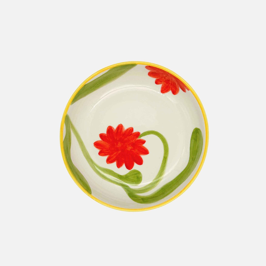 Assiette creuse Fleurs (Set de 2)