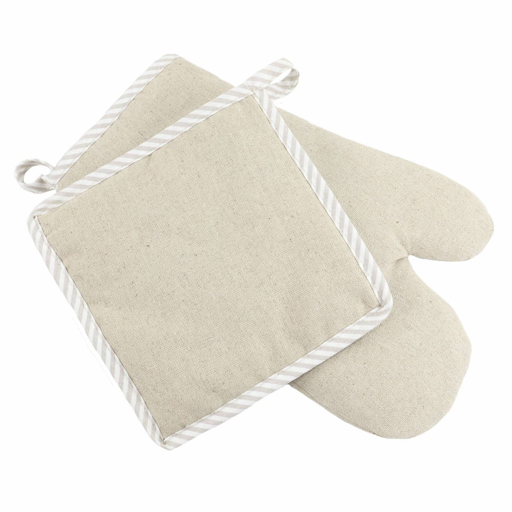 Gant de cuisine et manique 100% Lin LINELLE - Made in France Maniques - Gants de cuisine Linandelle