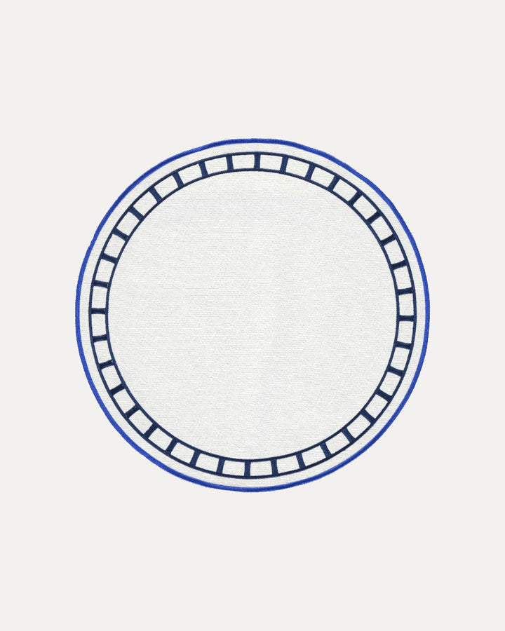 Set de table Marim, Blanc et bleu