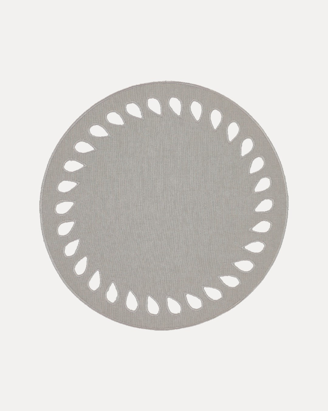 Viseu placemat, grey on grey