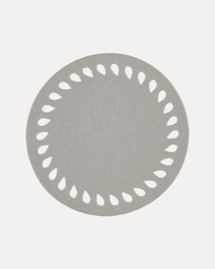 Viseu placemat, grey on grey