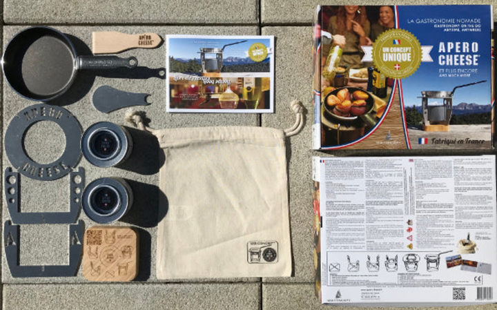 Original Apéro Cheese: the individual portable raclette service