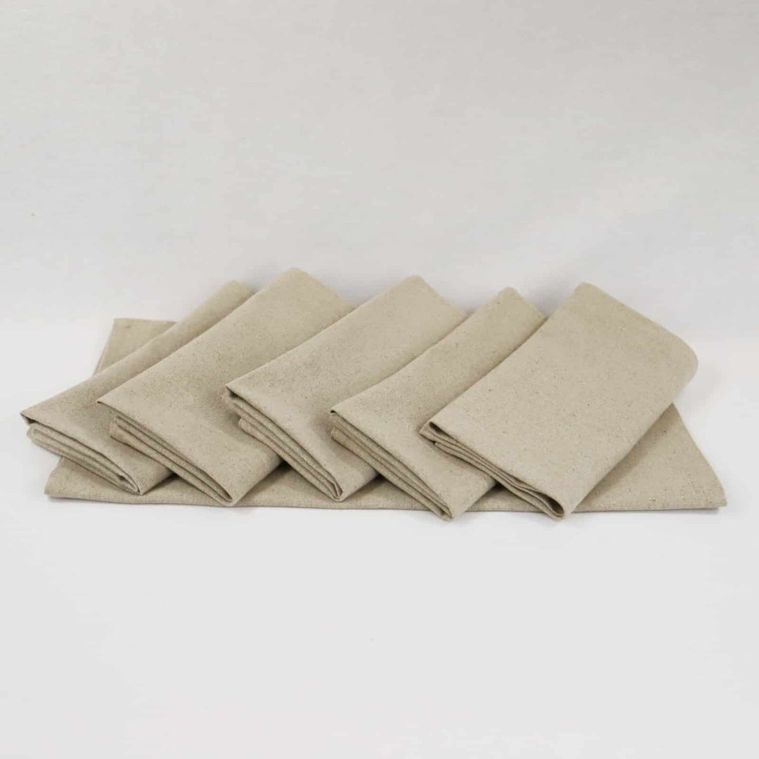 Lot de 6 serviettes de table 100% Lin LINELLE - Made in France Serviettes de table Linandelle