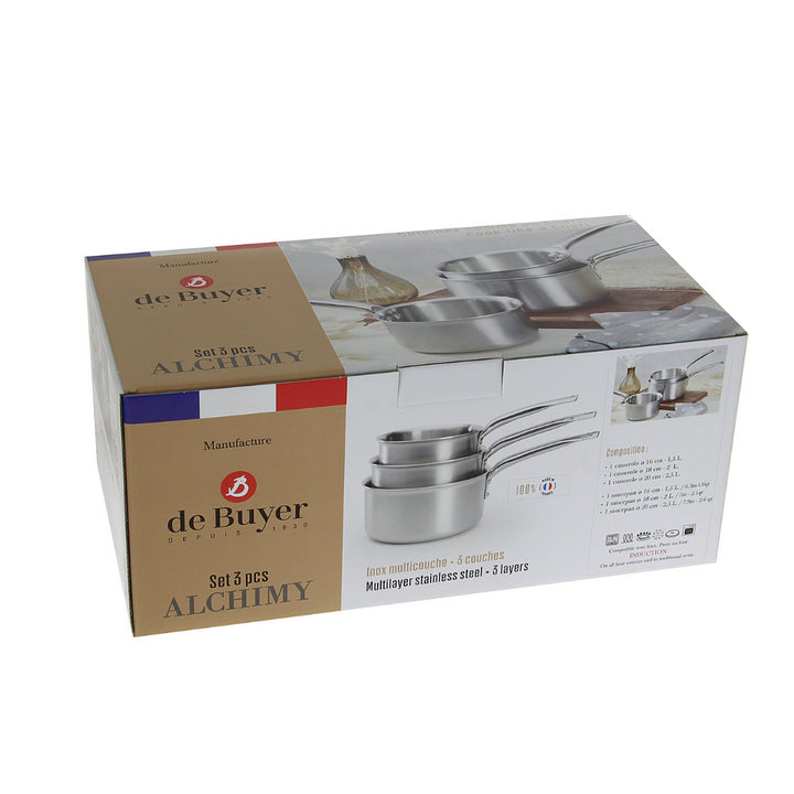 Batterie de casserole en inox ALCHIMY