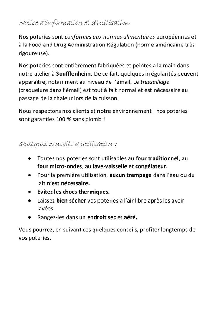 Terrine ovale nature marguerite Terrines Poterie Beck