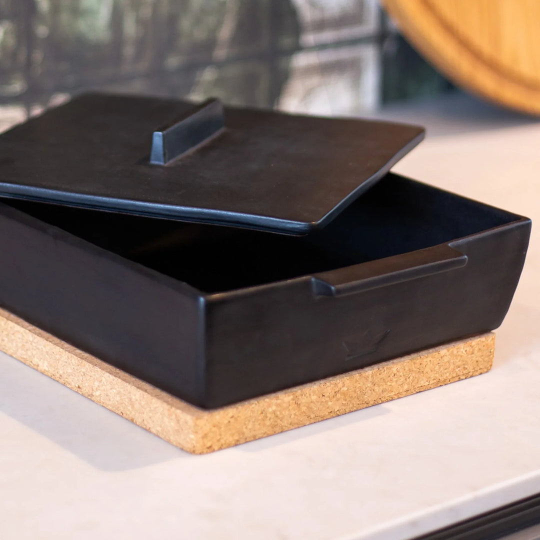 Rectangular baking dish - Small - Matte black