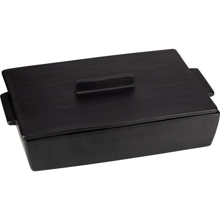 Plat à four rectangulaire - Large - Noir mat