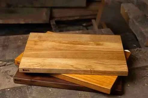 Planche à découper française en bois massif Korn