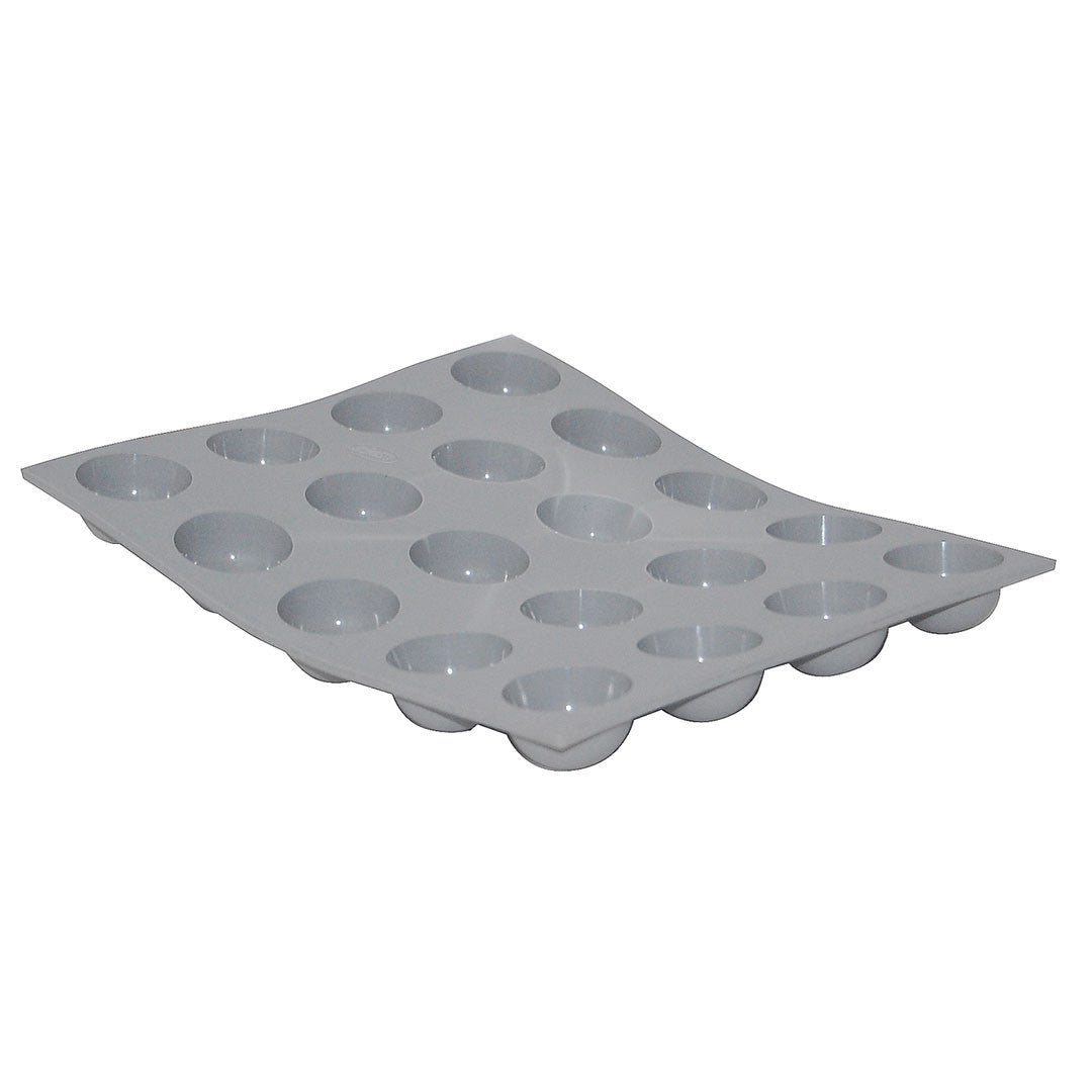 Plaque mini demi-sphères ELASTOMOULE, mousse de silicone