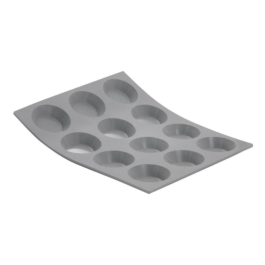 Plaque mini tartelettes ø 4,5cm ELASTOMOULE, mousse de silicone