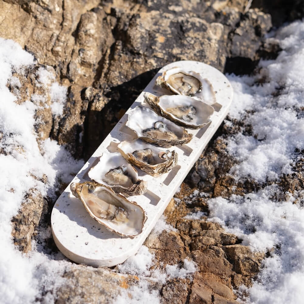 Plateau à huîtres Hélios La Demi-douzaine blanc Plateaux à huîtres Malakio