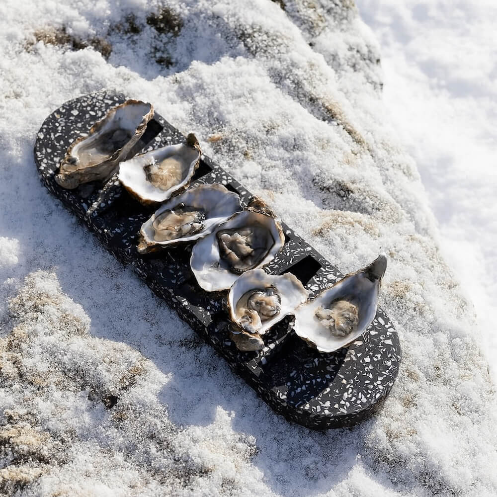 Plateau à huîtres Hélios La Demi-douzaine noir
