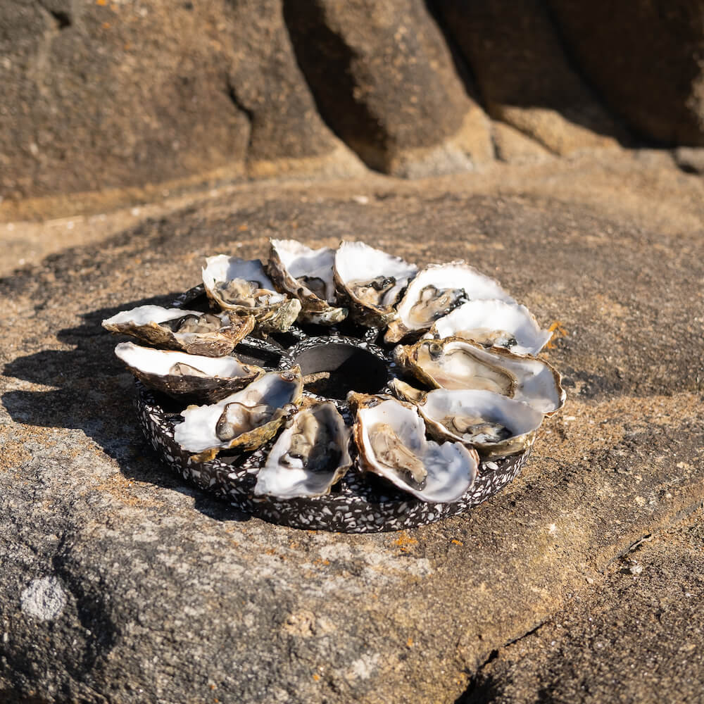 Plateau à huîtres Hélios La Douzaine noir Plateaux à huitres Malakio