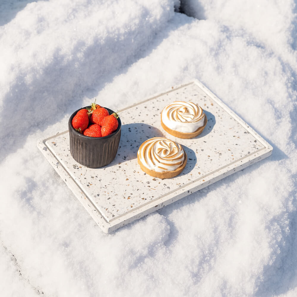 Plateau Hélios blanc