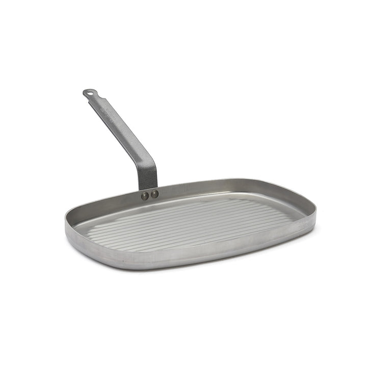 Poêle Grill en acier CARBONE PLUS 38x26cm