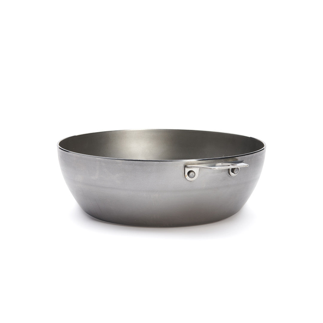 Sauteuse paysanne en acier MINERAL B, pour poignée amovible TWISTY - 24cm