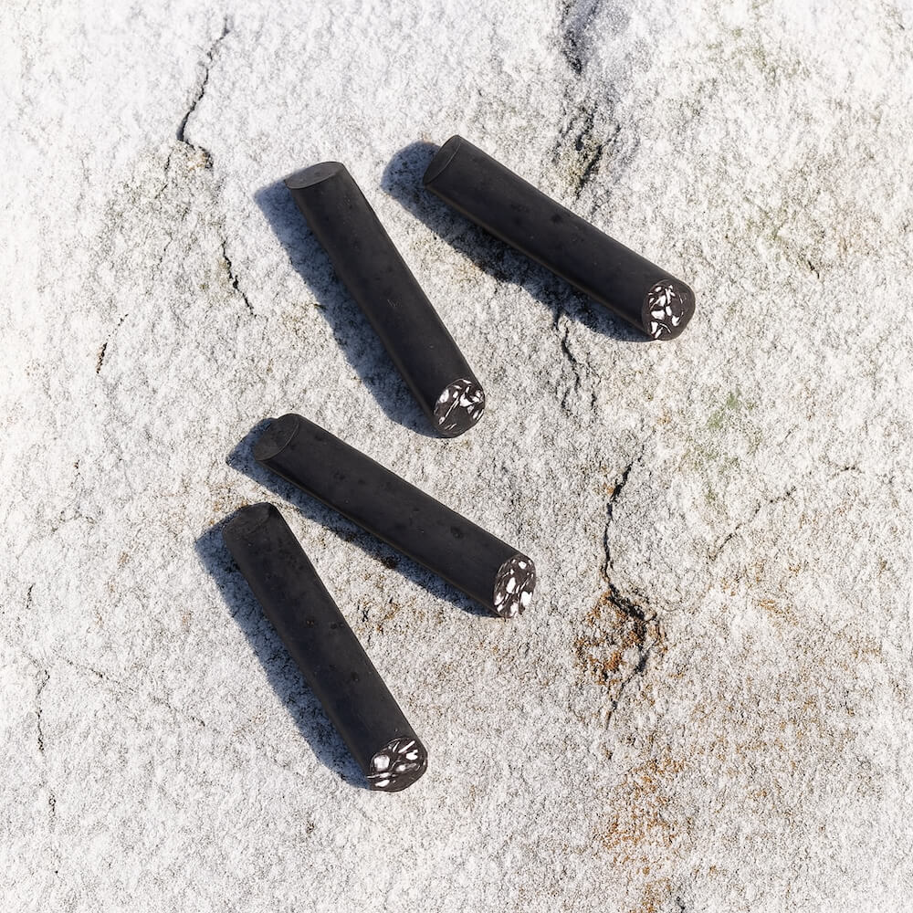 Porte-couteau Hélios noir (lot de 4)