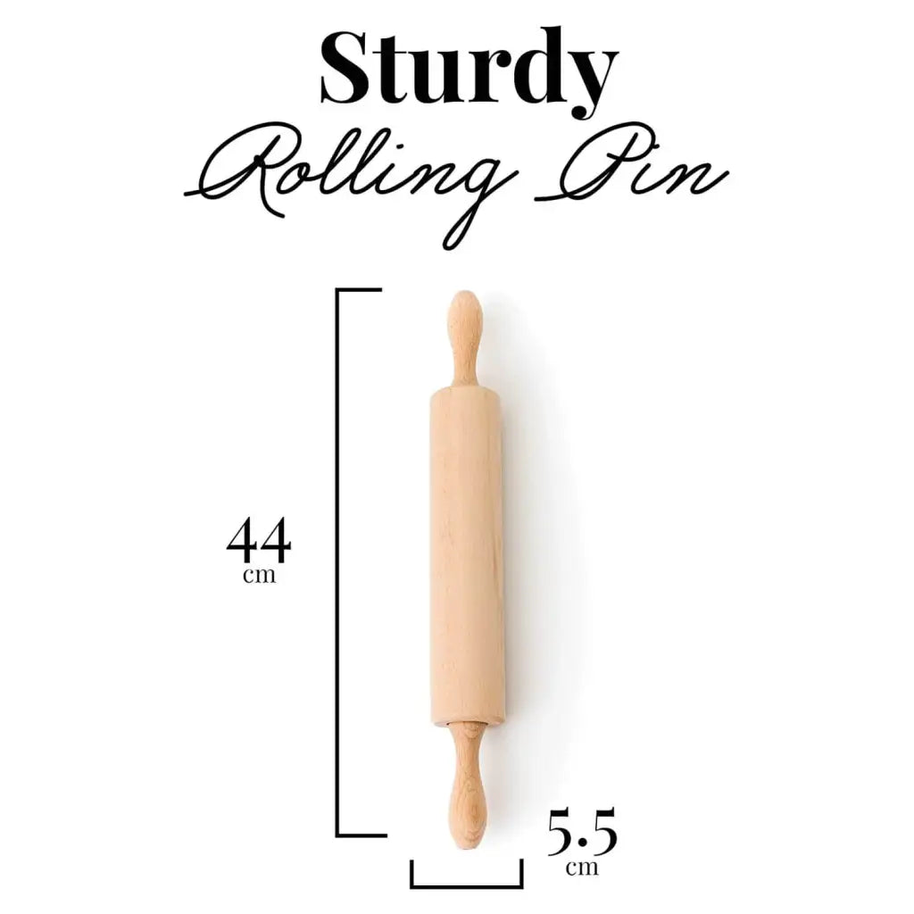 Rouleau à pâtisserie en bois avec centre rotatif Rouleaux à pâtisserie Tuuli