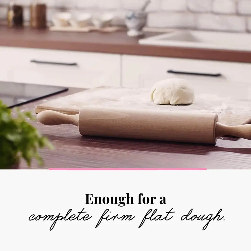 Rouleau à pâtisserie en bois avec centre rotatif Rouleaux à pâtisserie Tuuli