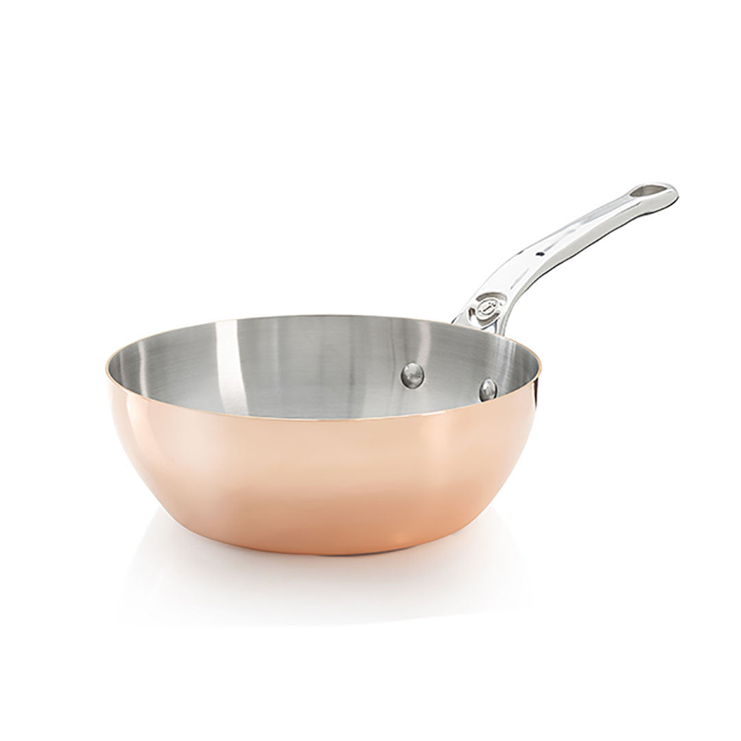 Sauteuse bombée en cuivre INOCUIVRE - 24cm