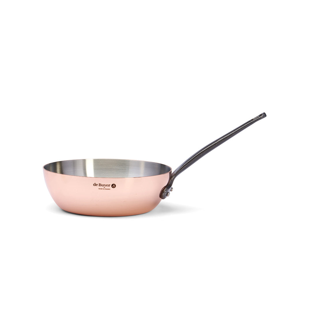 Sauteuse bombée en cuivre INOCUIVRE - 24cm