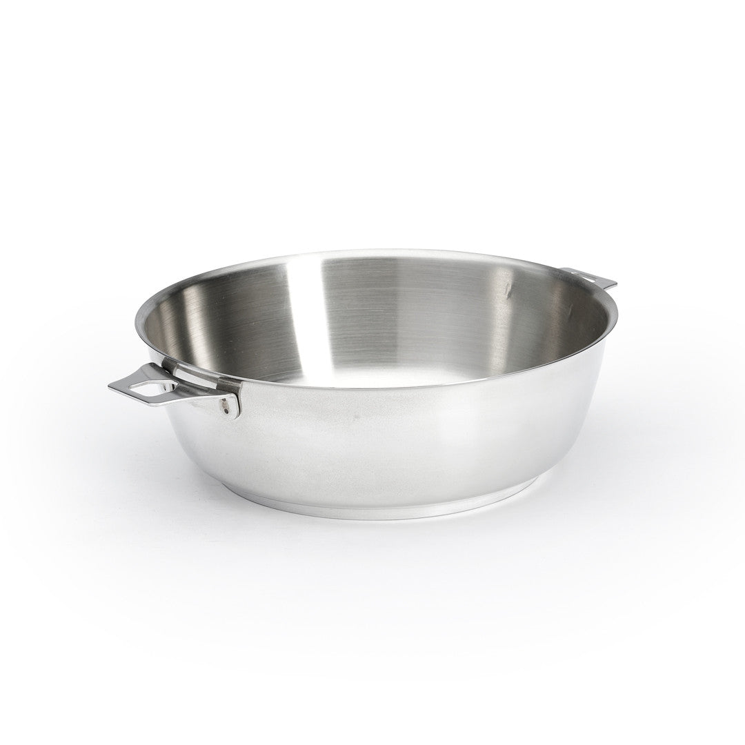 Sauteuse bombée en inox MILADY, pour poignée amovible TWISTY - 24cm